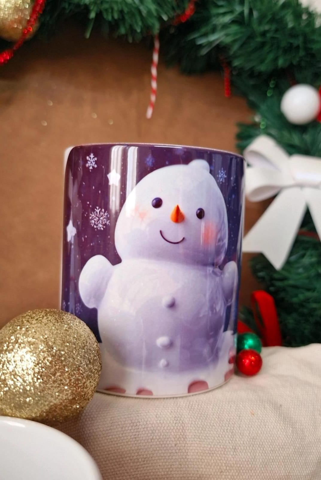 Mug de Noël – Plusieurs Modèles (Renne, Père Noël, Pain d’Épice, Bonhomme de Neige…) – Atelier MARS