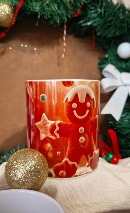 Mug de Noël – Plusieurs Modèles (Renne, Père Noël, Pain d’Épice, Bonhomme de Neige…) – Atelier MARS