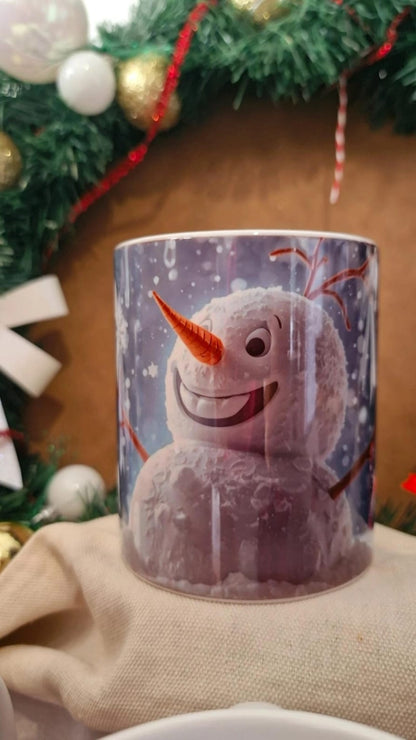 Mug de Noël – Plusieurs Modèles (Renne, Père Noël, Pain d’Épice, Bonhomme de Neige…) – Atelier MARS