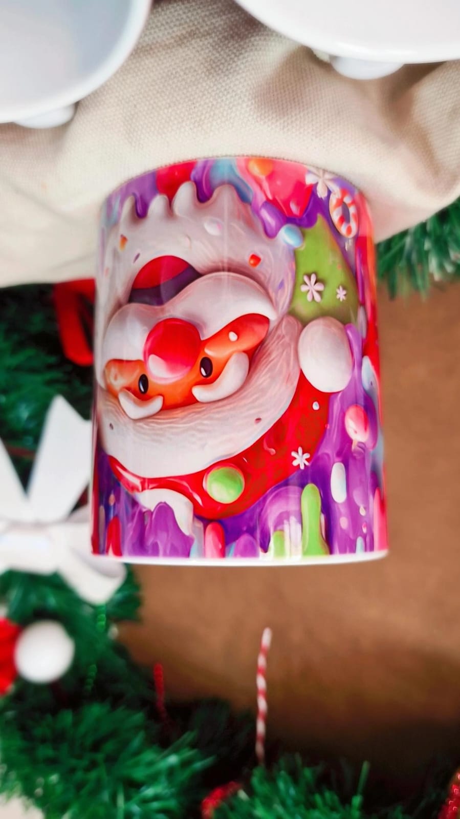 Mug de Noël – Plusieurs Modèles (Renne, Père Noël, Pain d’Épice, Bonhomme de Neige…) – Atelier MARS