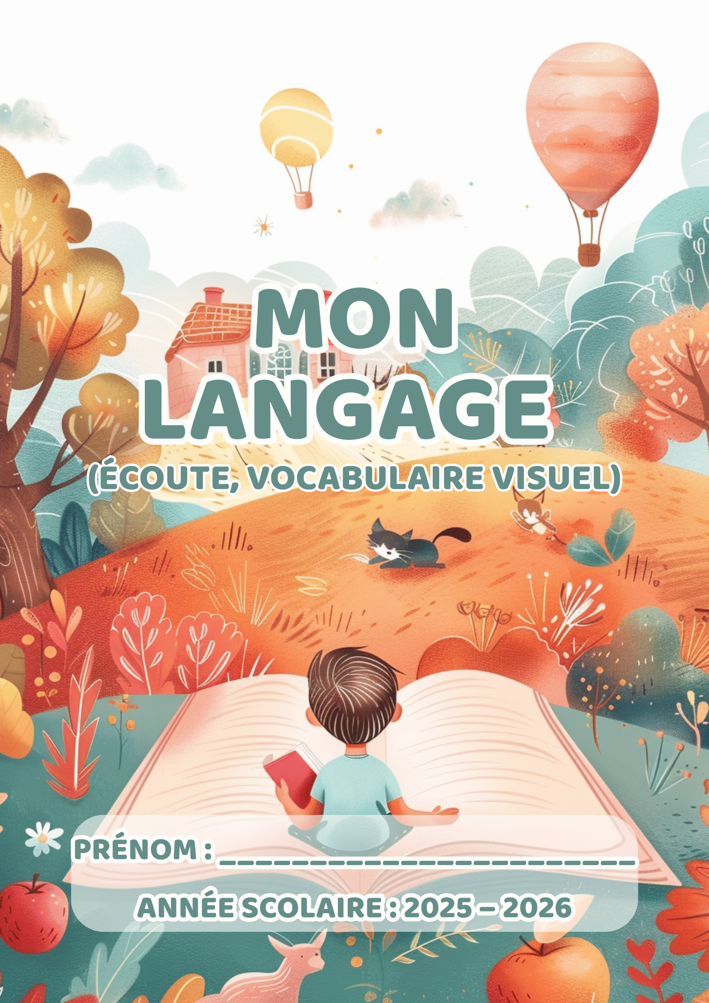 Pack Petite Section Maternelle – PDF à imprimer, version imprimée & personnalisée