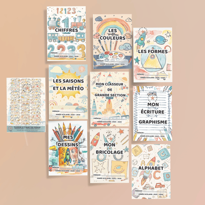 Pack Grande Section Maternelle – PDF à imprimer, version imprimée & personnalisée (3 styles)