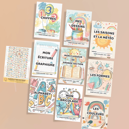 Pack Grande Section Maternelle – PDF à imprimer, version imprimée & personnalisée (3 styles)