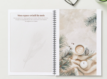 Kit digital complet à télécharger – 12 pages de papeterie créative + fonds d’écran, stickers et activités.