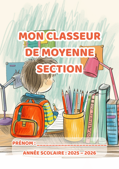 Pack Moyenne Section Maternelle – PDF à imprimer, version imprimée & personnalisée