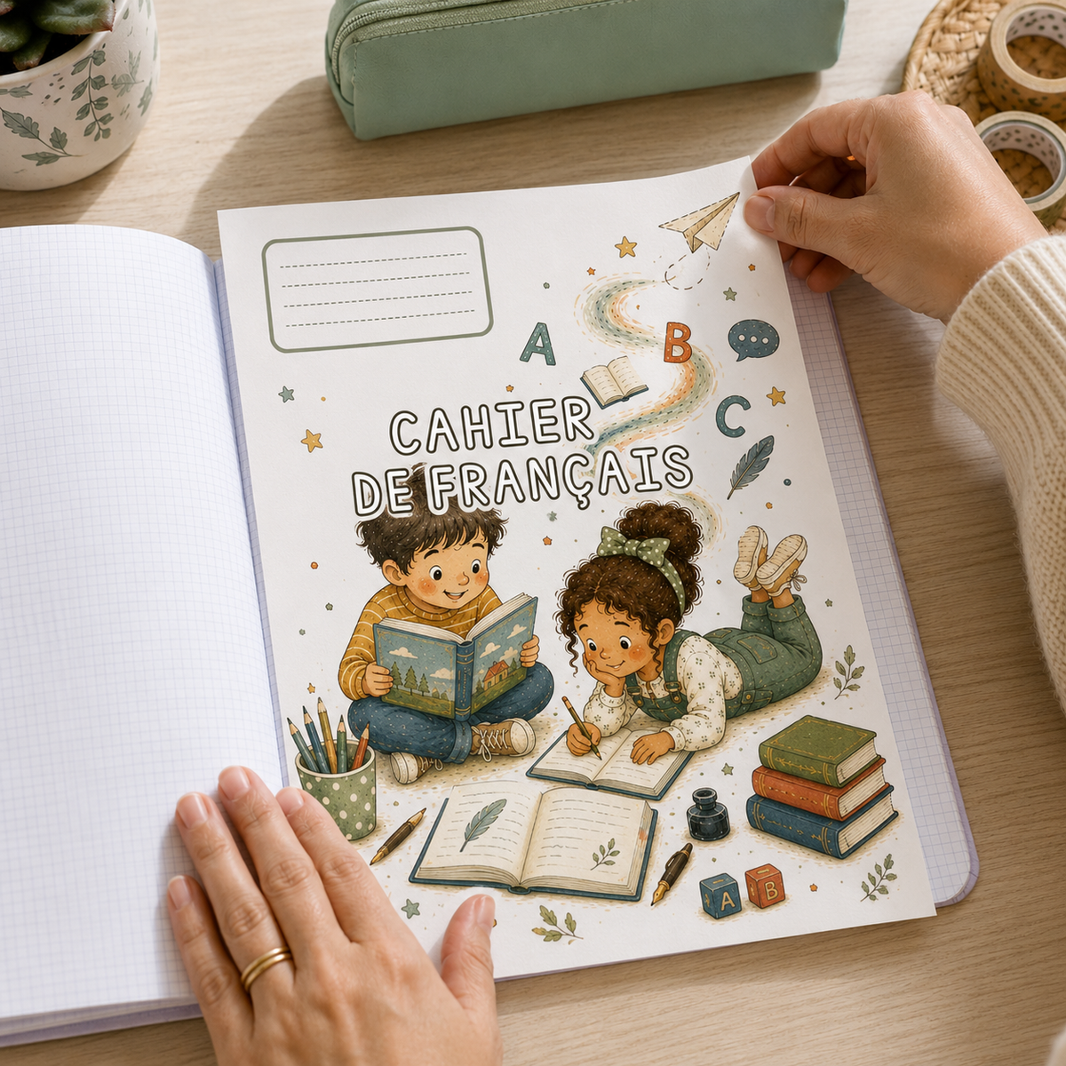 Pack Pages de Garde Primaire Belgique – 47 pages à imprimer (PDF)