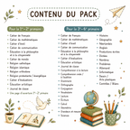 Pack Pages de Garde Primaire Belgique – 47 pages à imprimer (PDF)