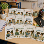Pack Pages de Garde Primaire Belgique – 47 pages à imprimer (PDF)