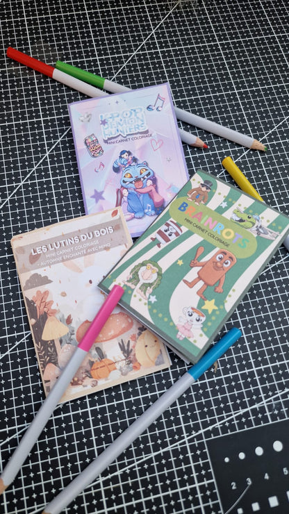 Pack 3 mini livrets de coloriage Atelier MARS 🎨 | Téléchargement PDF
