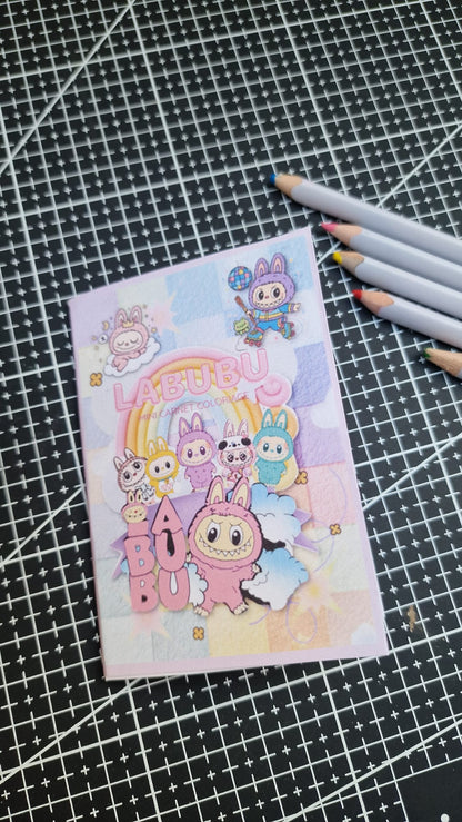 Mini livret de coloriage Atelier MARS – Labubu✨ | PDF à imprimer et plier soi-même