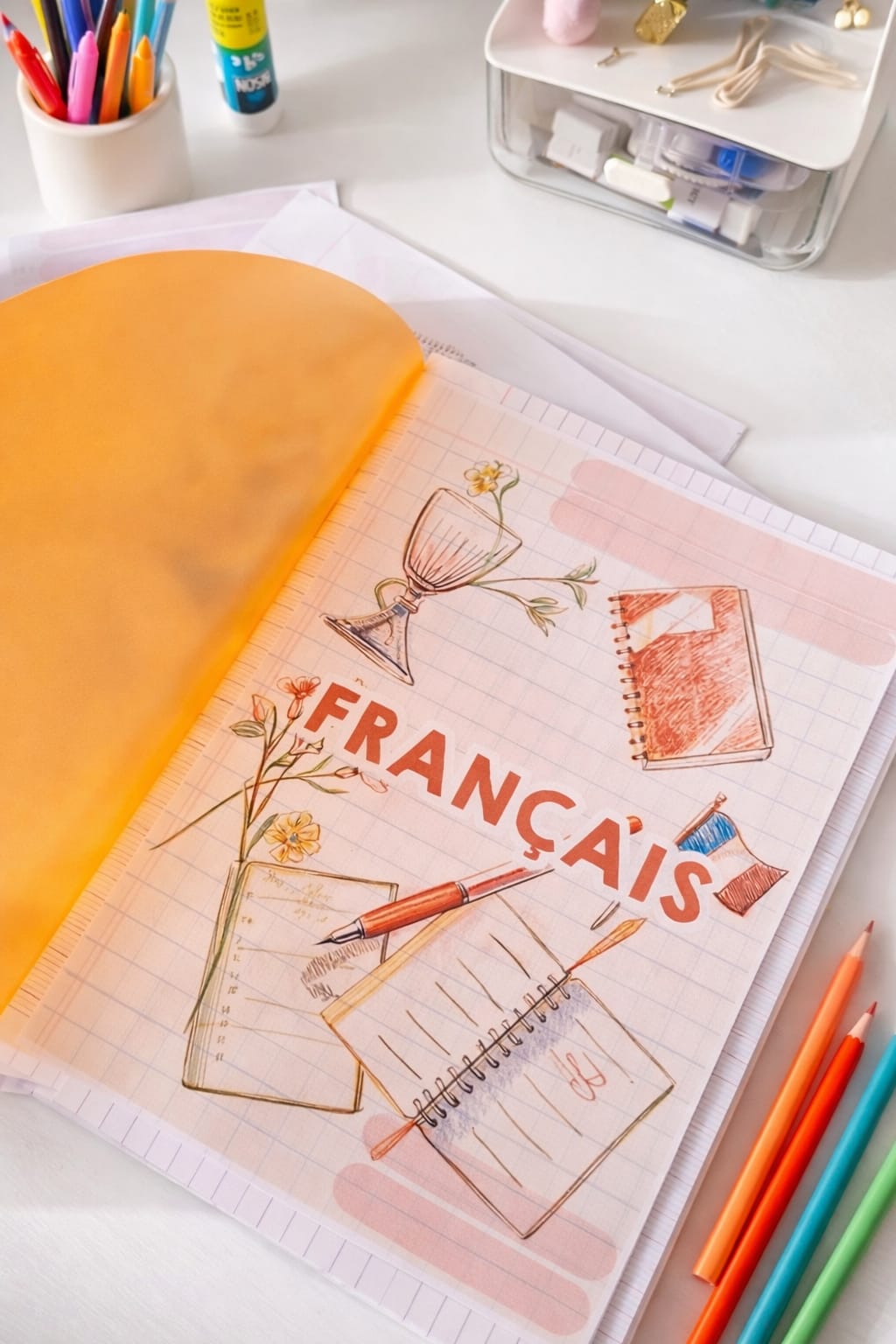 Pack pages de garde Collège – 19 matières – PDF imprimable