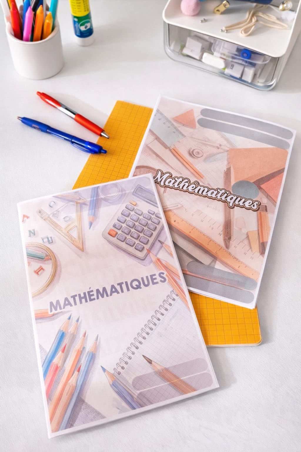 Pack pages de garde Collège – 19 matières – PDF imprimable