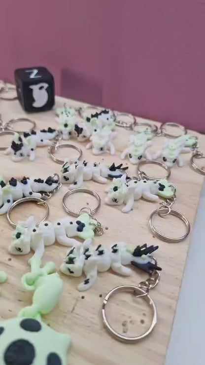Mini Dragon Articulé 3D – Porte-Clé – Création Atelier MARS