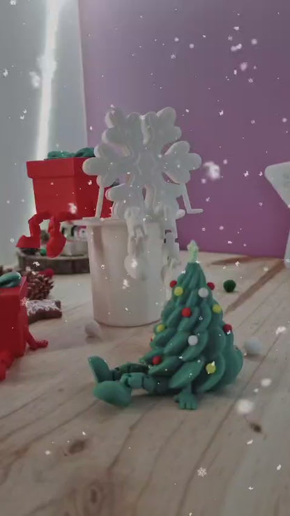 Sapin articulé décoré 3D