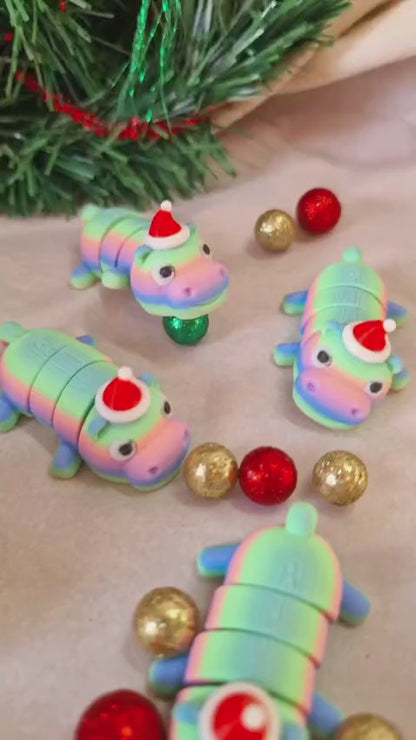 Mini Figurines Articulées 3D – Dragons, Axolotl, Loutre, Hippopotame, Pain d’Épice – Miniatures ~3 cm – Atelier MARS